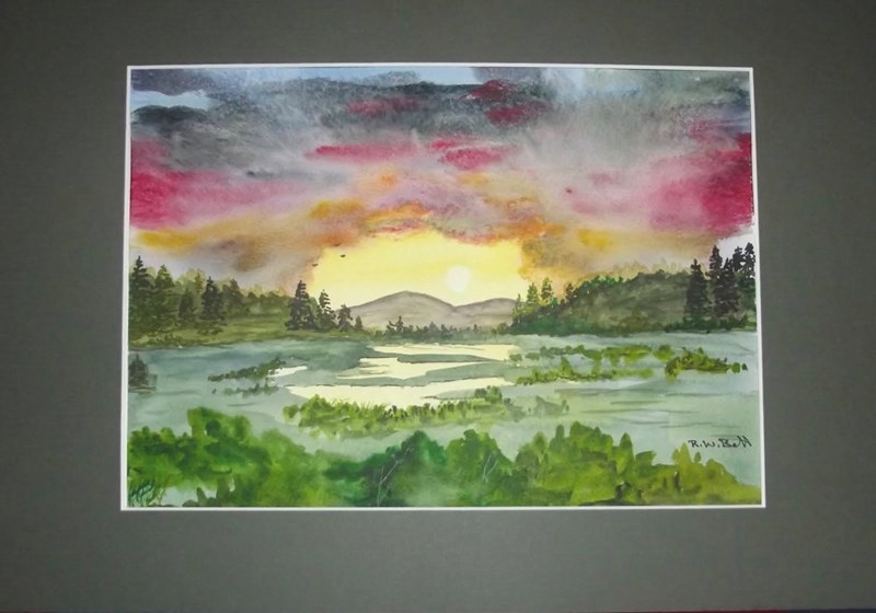 Sunset over the Moor